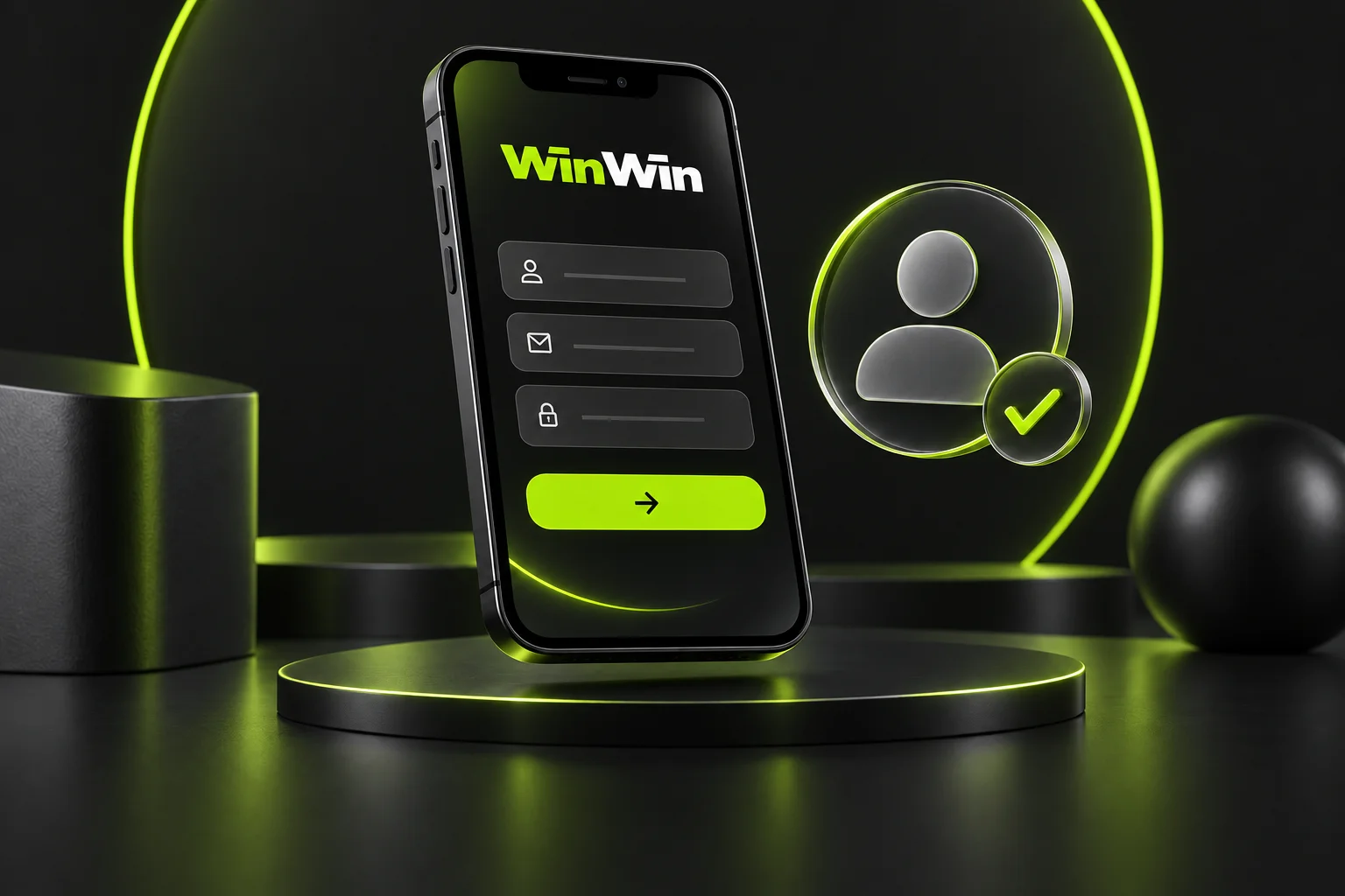 أنشئ حسابك ببيانات تملكها · WinWin